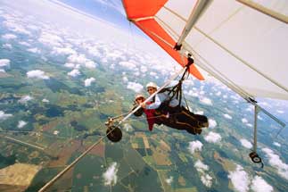 10,000 ft. Tandem Hang Gliding Lesson