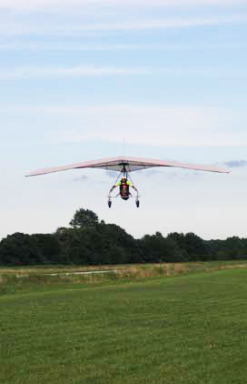 Tandem Hang Glider Landing